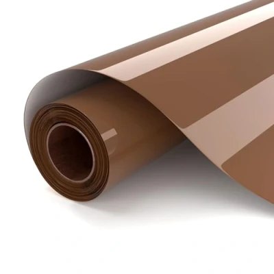Afbeelding van UIOK vinyl, om op te strijken, voor stoffen, thermovin bruining, 30,5 x 182 cm, opstrijkbare Cricut, thermo textiel, bruining HTV, thermisch T shirts, andere