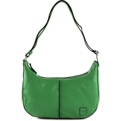 Afbeelding van FREDsBRUDER Leren Schoudertas FB Midi Shoulderbag Electric Green Groene