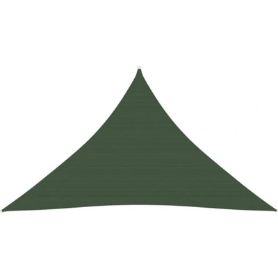 Afbeelding van Zonnezeil 160 g/m² 5x5x6 m HDPE donkergroen