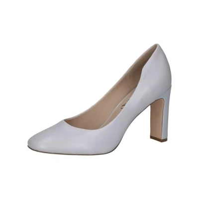 Afbeelding van Caprice Hoge hakken, Dames, Maat: 37.5, Lt blue perl Leer