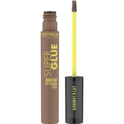 Afbeelding van Catrice Super Glue Brow Styling Gel, wenkbrauwgel, nr. 020, bruin, definiërend, fixerend, sneldrogend, veganistisch, zonder microplastic deeltjes, nanodeeltjes, natuurlijke cosmetica, 1 stuk (4 ml)