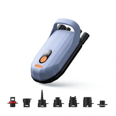 Afbeelding van AIRBANK WHALE SHARK Pro Elektrische luchtpomp, SUP pomp, met 7800 mAh accu, oppompen en leeg laten lopen, 20 psi, oplaadbare luchtpomp voor kajaks, opblaasbare boten, tenten, vliegervleugels