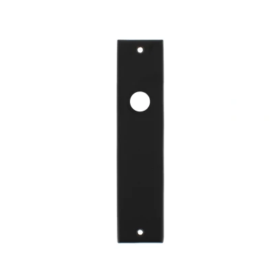 Afbeelding van Intersteel Kortschild rechthoekig blind mat zwart