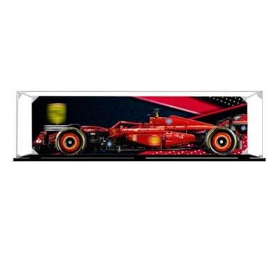 Afbeelding van Vitrinekast van acryl compatibel met Lego 42207 F1 raceauto, modelvitrine, cadeaumodel, transparant, (alleen vitrine) (stijl B)