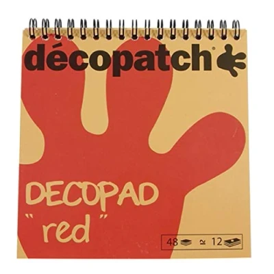 Afbeelding van Décopatch Decopad rood