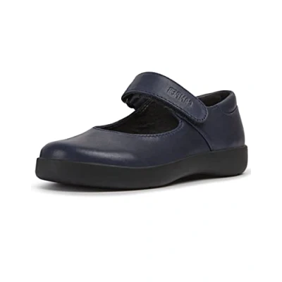 Afbeelding van Camper Spiral Comet Ballerina&#039;s met enkelbandjes voor kinderen, Maat: 31, Navy Leer