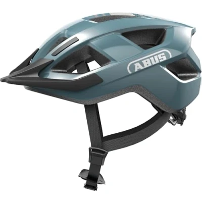 Afbeelding van ABUS Fietshelm Aduro 3.0 LED sportieve City Helm in Stijlvol Design Voor dagelijkse en tochten met achterlicht Dames Heren Maat S, Blauw