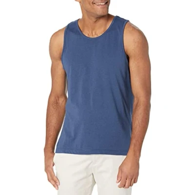 Afbeelding van Amazon Essentials Men&#039;s Tanktop met slanke pasvorm, Heideblauw, XXL