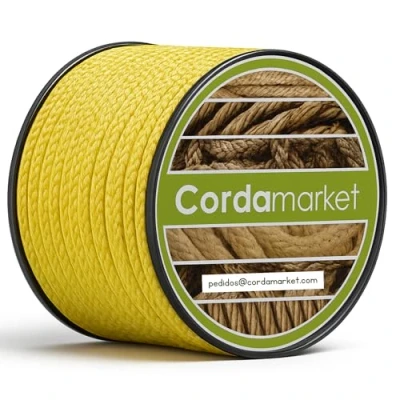 Afbeelding van Cordamarket Driza Dyneema touw, volwassenen, uniseks, geel, 4 mm tot 15 m