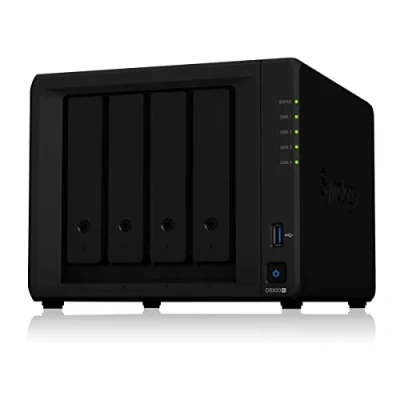 Afbeelding van Synology DS920+ 12TB 4 Bay Desktop NAS oplossing, geïnstalleerd met x 3TB Western Digital Red Drives