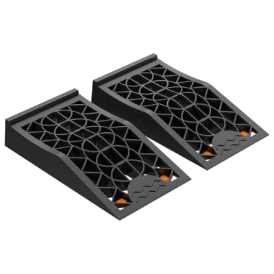 Afbeelding van Wiltec oprijplaten extra vlak belastbaar tot 3 t, 2 stuks, voor zware voertuigen, van kunststof