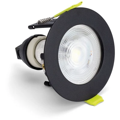 Afbeelding van Integral inbouwspot Zwart rond IP65 zaagmaat 6cm incl. GU10 fitting excl. lichtbron