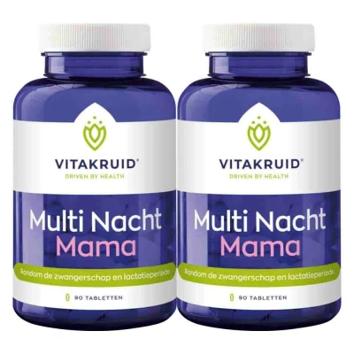 Afbeelding van 2x Vitakruid Multi Nacht Mama 90 tabletten