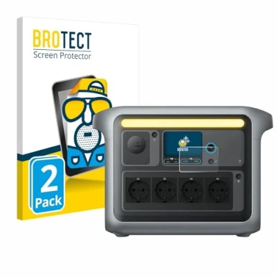Afbeelding van BROTECT Screenprotector voor Anker SOLIX C1000X Folie Beschermfolie matte (2 Stuks)