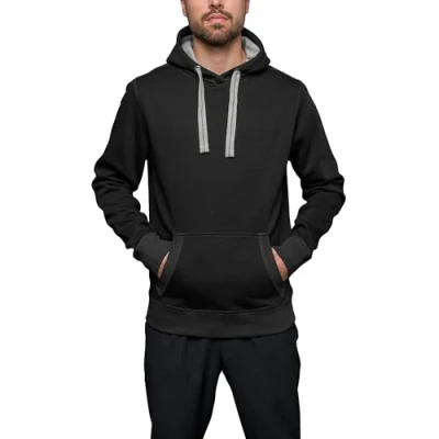 Afbeelding van Unisex Sweat Hoodie met capuchon Black L