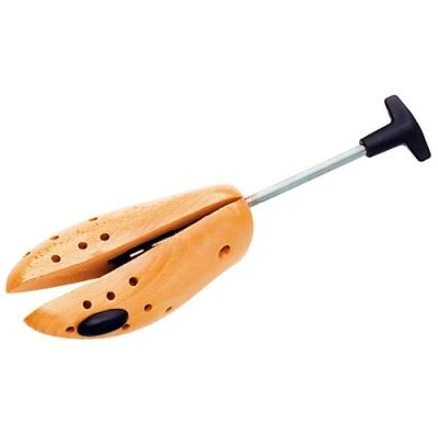 Afbeelding van DELFA 1 stuk schoenstretcher, schoenbreder, schoenspanner van beukenhout en mechaniek metaal, hout beuken, 44/46 L Herren