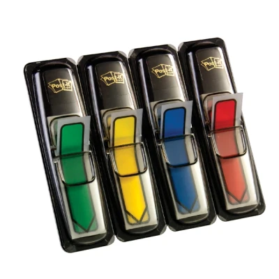 Afbeelding van Indextabs 3M Post it 684 11.9x43.1mm pijl assorti