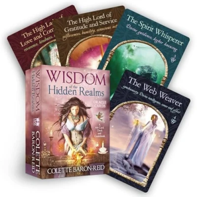 Afbeelding van Wisdom of the Hidden Realms Oracle Cards: A 44 Card Deck and Guidebook