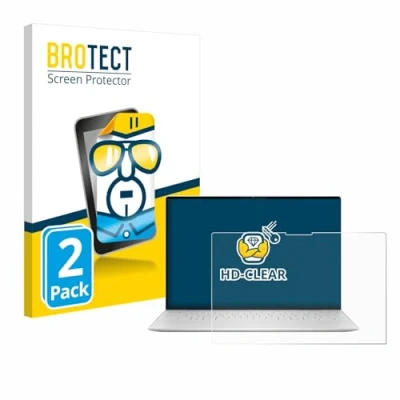 Afbeelding van BROTECT Screenprotector voor Dell XPS 13 9340 2024 Folie Beschermfolie transparant (2 Stuks)