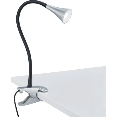 Afbeelding van REALITY VIPER Klemlamp Zwart incl. SMD LED 3W Flexibel Snoerschakelaar