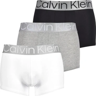 Afbeelding van Calvin Klein Heren Boxershorts 3 pack Grijs Wit Zwart maat XS