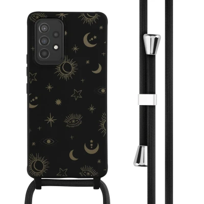 Afbeelding van Samsung Galaxy A53 Hoesje Siliconen en TPU (zacht) iMoshion Softcase/Koordhoesje/Backcover Zwart Telefoonhoesje
