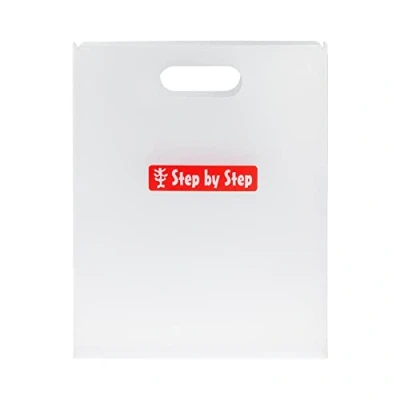 Afbeelding van Opbergbox Step by met handvat transparant