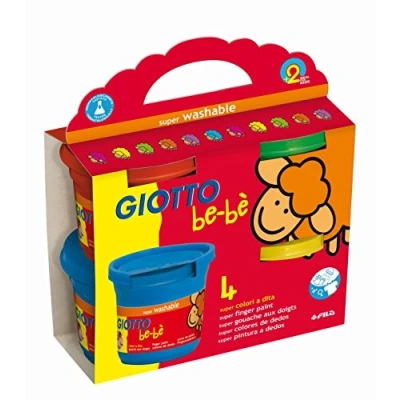 Afbeelding van Giotto Set van 4 potten vingerverf (4x 150 ml)