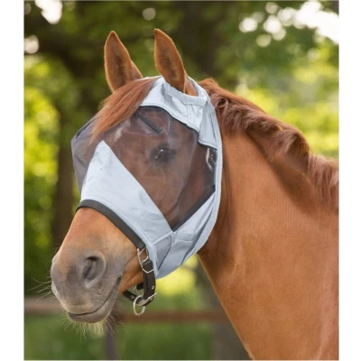 Afbeelding van Waldhausen Vliegenmasker Zonder Oren Zilvergrijs Anti insect Full