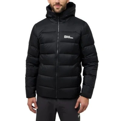 Afbeelding van Jack Wolfskin Nebelhorn DOWN Hoody M Gewatteerde jas, Heren, Maat: Small, Black