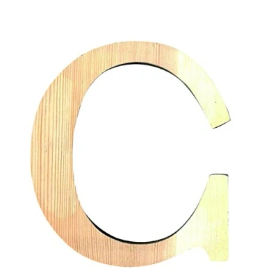 Afbeelding van Artemio houten letter C 19 cm