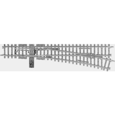 Afbeelding van H0 Märklin K rails (zonder ballastbed) 22716 Wissel, Rechts 225 mm 1 stuk(s)