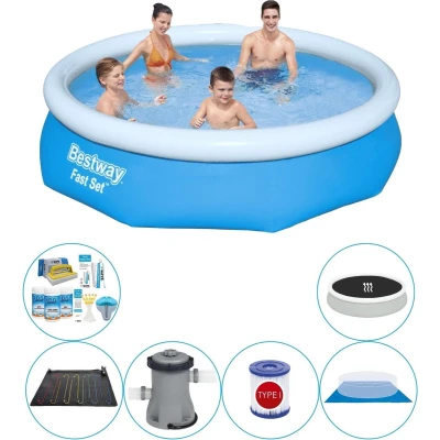 Afbeelding van Bestway Fast Set Rond 305x76 cm Zwembad Combinatie Deal