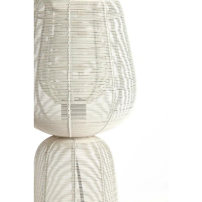 Afbeelding van Light &amp; Living Tafellamp ABOSO Ø18x42cm Wit