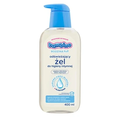 Afbeelding van BAMBINO_Rodzina koj¹cy ¿el do higieny intymnej hiperdelikatny z nagiet kiem 400 ml