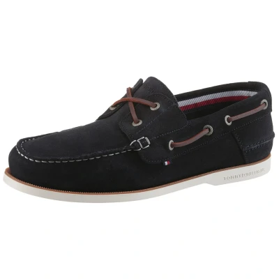 Afbeelding van Tommy Hilfiger CORE Bootschoenen, Heren, Maat: 40, Desert sky Veloursleer