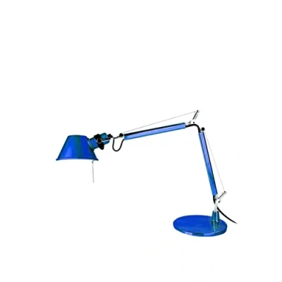 Afbeelding van Artemide Tolomeo Micro tafellamp met voet, lengte 45 hoogte 37 max 73 cm