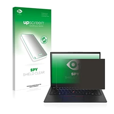 Afbeelding van upscreen Privacy Schermbeschermer voor Lenovo ThinkPad X1 Carbon Touch 14&quot; (10. Gen.) Screen Protector Anti Spy, Antikras, Vingerafdruk