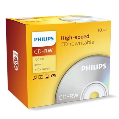 Afbeelding van Philips Cw7D2Nj10 Cdrw 80 Dat 10P