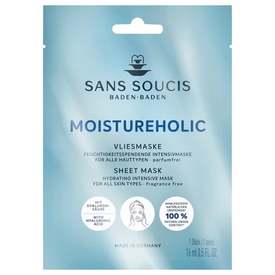 Afbeelding van SANS SOUCIS Moistureholic Sheet Mask For Moisture Deficient Skin 16 Ml
