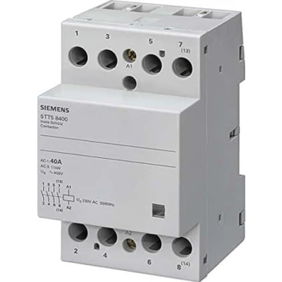 Afbeelding van Siemens SIEM 5TT5850 2 INSTA magneetschakelaar met 4 sluiters voor AC230, 400V, Relais