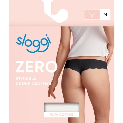 Afbeelding van Sloggi Zero Cotton Hipstring Slip voor dames, Silk White, L