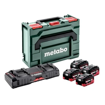 Afbeelding van Metabo Basic Set 4x LiHD 5.5Ah ASC 145 DUO 685180000 Accupacklader