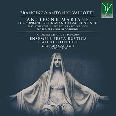 Afbeelding van Ensemble Romabarocca &amp; Lorenzo Tozzi Vallotti Antifone Mariane, For Soprano, Strings An (CD)