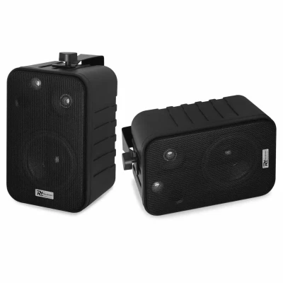 Afbeelding van Power Dynamics BV40V Zwarte 10W achtergrond speakerset 100V