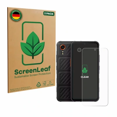 Afbeelding van ScreenLeaf Screenprotector voor Samsung Galaxy XCover 7 Enterprise Edition (Voor+Camera) Duurzame schermbescherming Folie Beschermfolie transparant (2 Stuks)