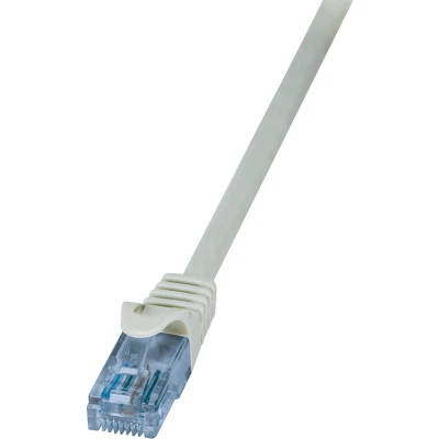 Afbeelding van CAT6a U/UTP grijs 2M CCA Netwerkkabel Computerkabel Kabel