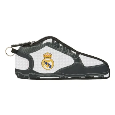 Afbeelding van Safta Real Madrid 1. Team 24/25 Schoolschoenen Etui voor kinderen, ideaal schoolleeftijd, comfortabel en veelzijdig, 24 x 2 10 cm, Wit/Grijs, Standaard, casual