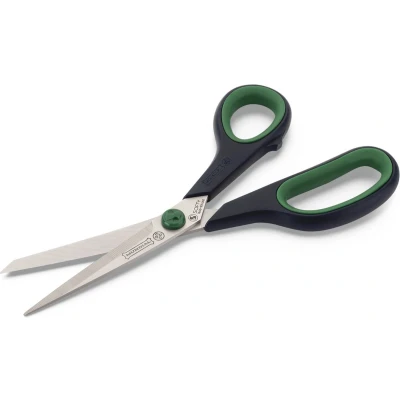 Afbeelding van Mundial Huishoudschaar met Microvertanding 22 cm Groen/Blauw
