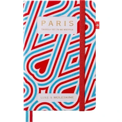 Afbeelding van Moleskine Luxe Paris City Notitieboek, notitieboek met reisinhoud, hardcover in stof en sluiting elastiek, zakformaat 9 x 14 cm